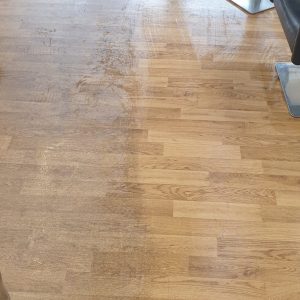 Restoring linoleum flooring professional cleaning in Walsall