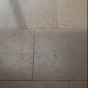 Restored natural stone floor after professional cleaning in Walsall