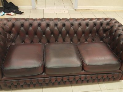 Lether Restore – after Restored Leather Sofa